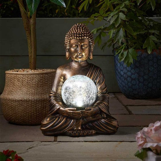 Smart Garden Solar Gazing Buddha