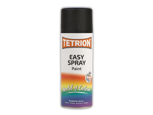 Tetrion Easy Spray Paint Gloss Black 400ml