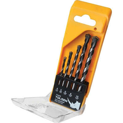 Tolsen 75459 5 Piece Masonry Drill Bit Set