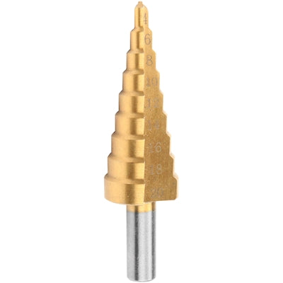 Tolsen 75873 Titanium Coated Step Drill Bit 4-32mm