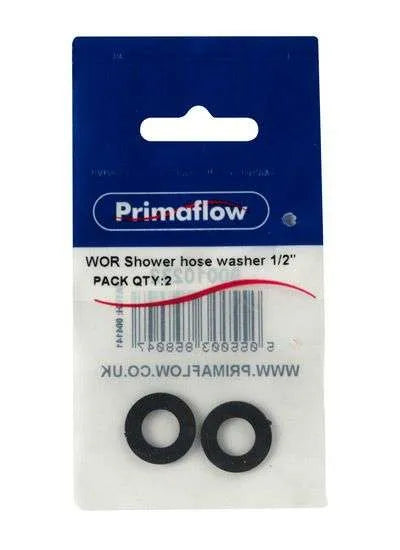 Primaflow Shower Hose Washer 1/2" 2 Pack