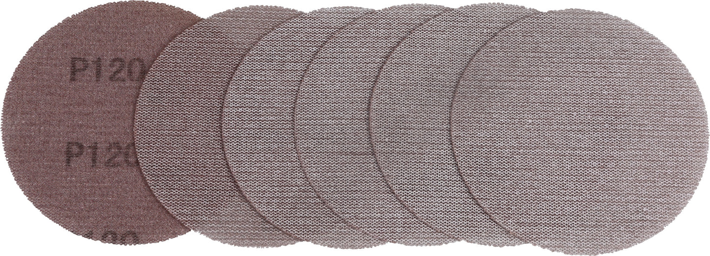 Axus Decor Alox Pro Universal Abrasive Mesh Discs 125mm 120 Grit 10 Pack