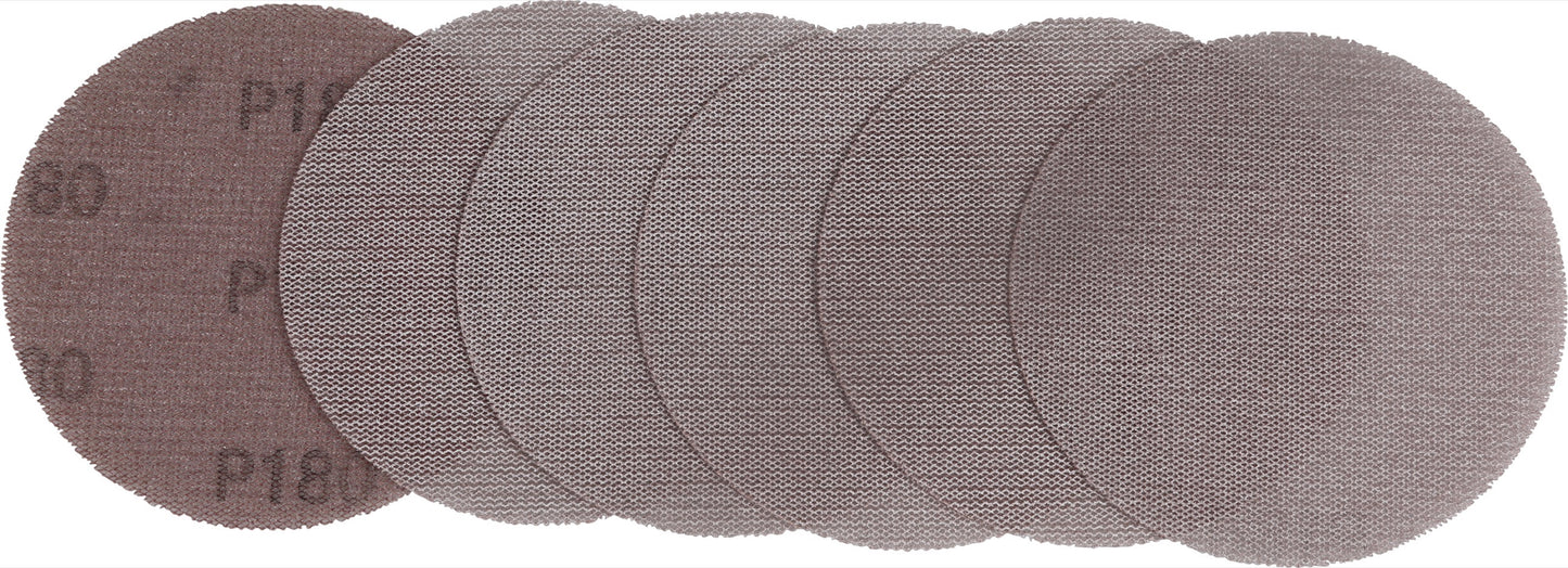 Axus Decor Alox Pro Universal Abrasive Mesh Discs 125mm 180 Grit 10 Pack