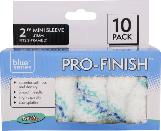 Axus Decor Pro Finish 2" Roller Sleeve 10 Pack