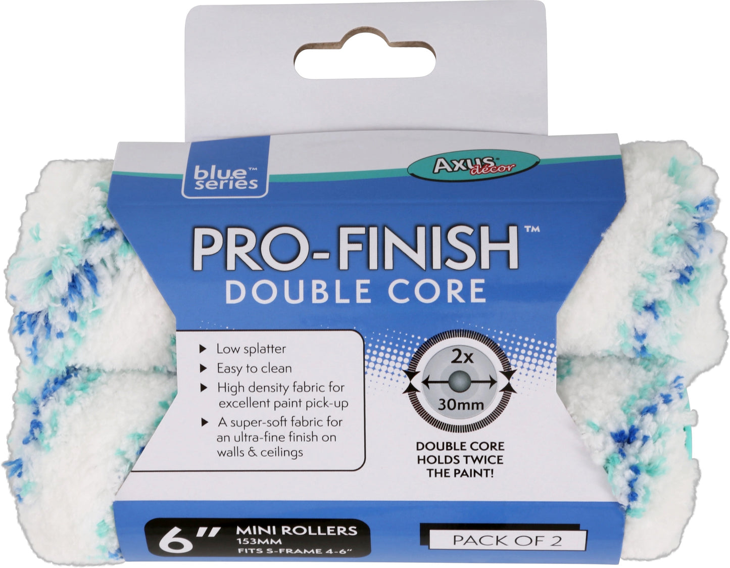 Axus Decor Pro Finish 6" Roller Sleeve 2 Pack