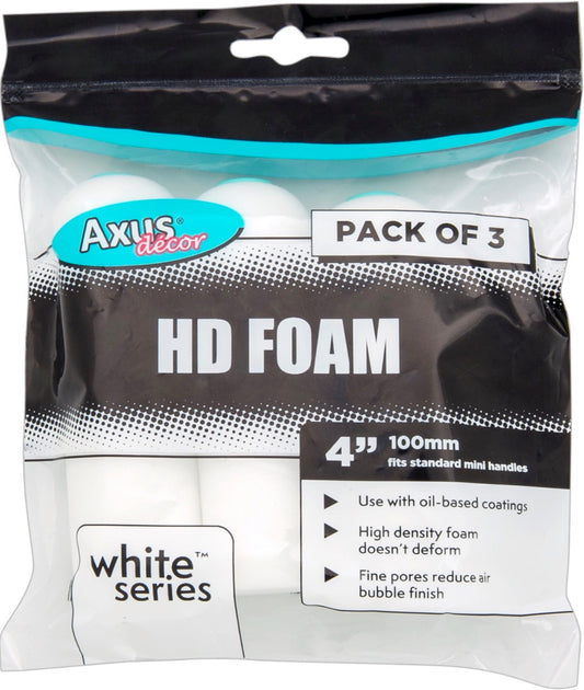 Axus Decor HD Foam 4" Roller Sleeves