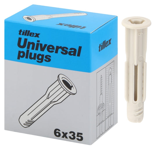 Tillex Universal Collar Plugs 6 x 35mm 100 Pack