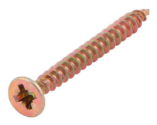 Round Tower Chipboard Screws YZP 3 x 25mm 200 Pack