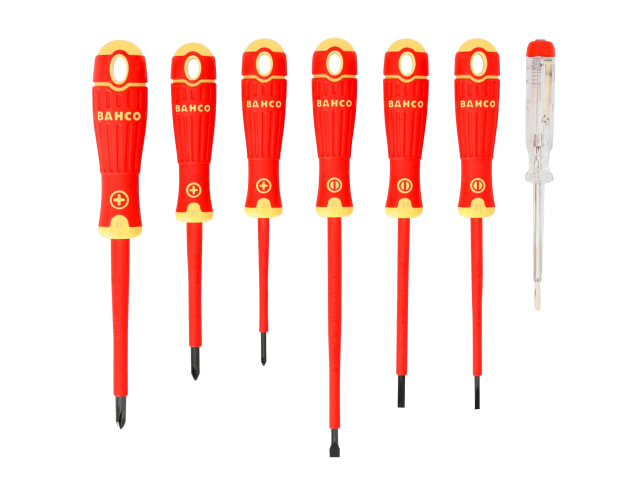 Bahco BAH220027 7 Piece Insulated Screwdriver Set