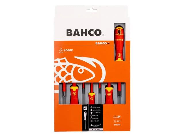 Bahco BAH220027 7 Piece Insulated Screwdriver Set