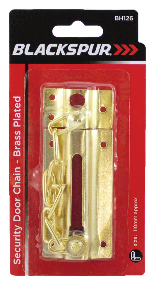 Blackspur BH126 Brass Security Door Chain