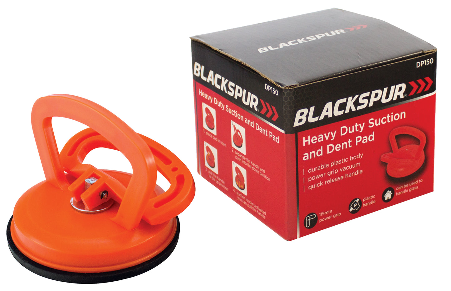 Blackspur DP150 Heavy Duty Suction & Dent Pad