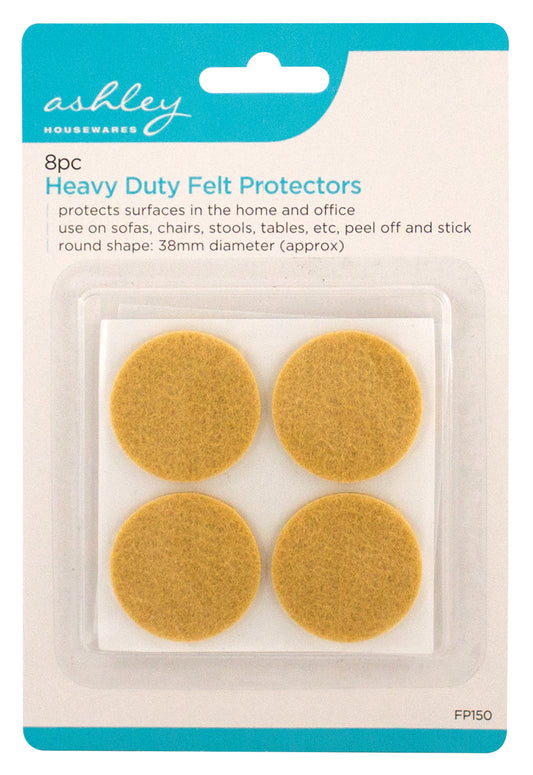 Ashley 8 Piece 38mm Felt Protectors