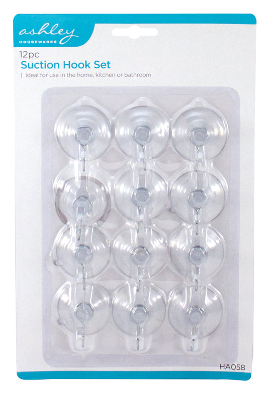 Ashley 12 Piece Suction Hook Set