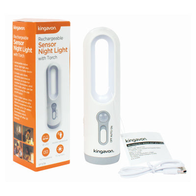 Kingavon RT378 Rechargeable Sensor Night Light & Torch