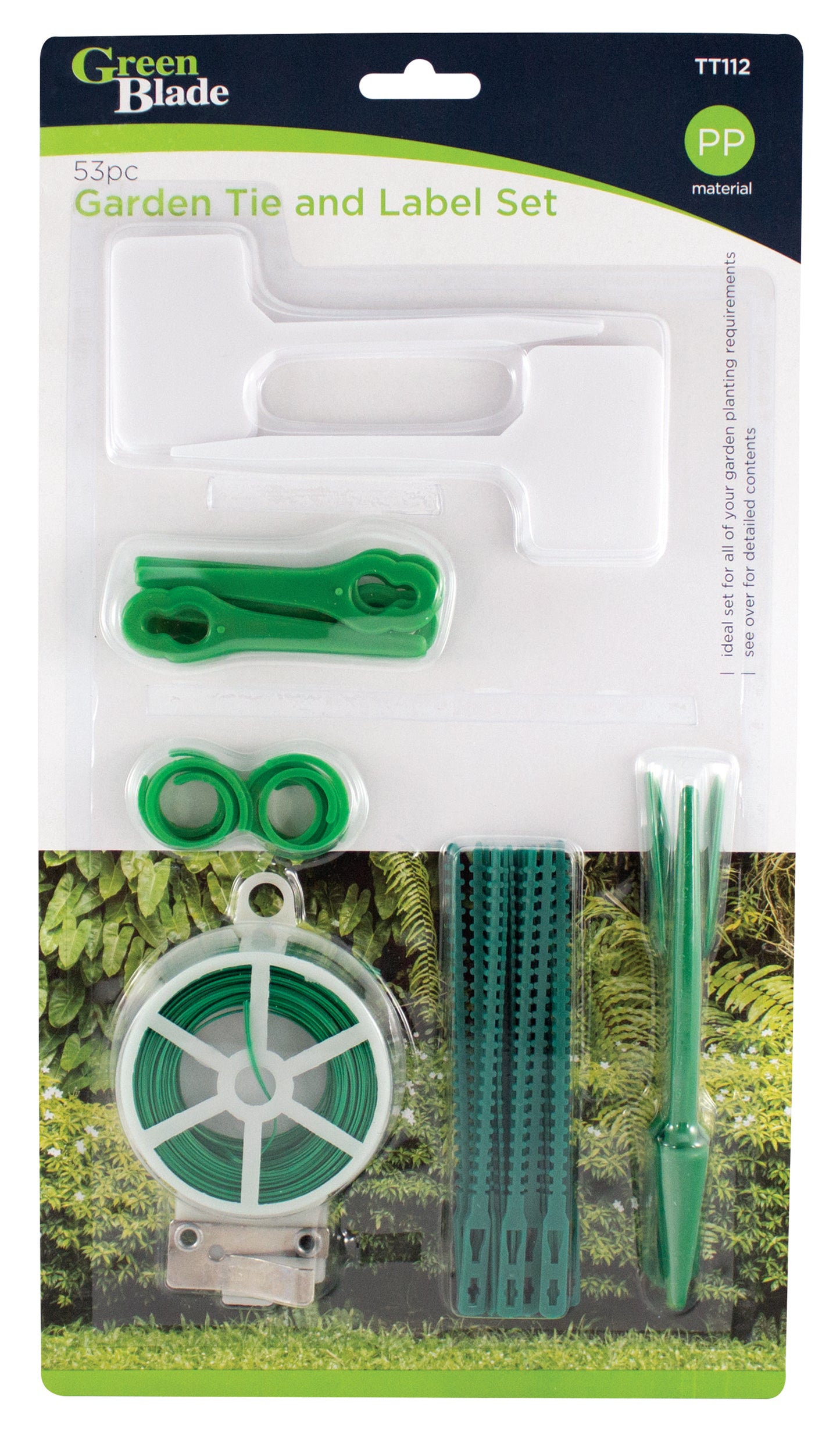 Green Blade Garden Tools, Ties & Labels 53 Piece Set