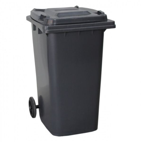 240L Black Wheelie Bin