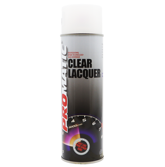 Promatic Spray Clear Lacquer 500ml