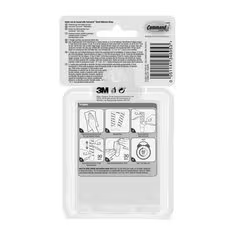 Command Mini Hooks Clear 18 Pack