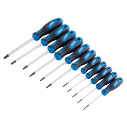 Draper 34253 11 Piece TX-Star & TX-Star Security Soft Grip Screwdriver Set