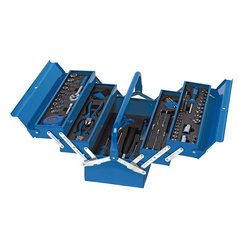 Draper 48091 126 Piece Tool Kit in Steel Toolbox