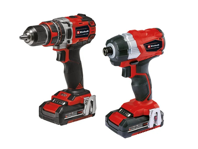 Einhell TP-18V Power X-Change Twin Pack Impact Driver & Impact Drill Kit