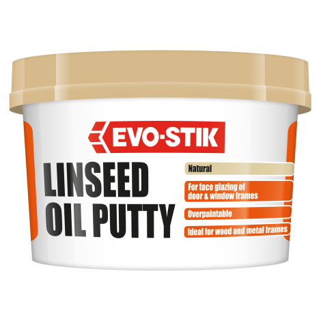 Evo Stik Linseed Oil Putty Natural 500g