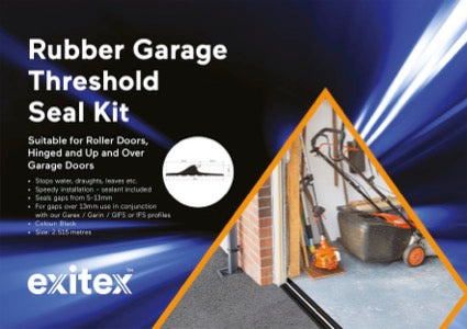 Exitex Rubber Garage Threshold Seal Kit