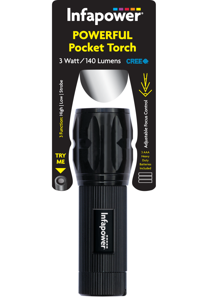 Infapower 3W Powerful Pocket Torch