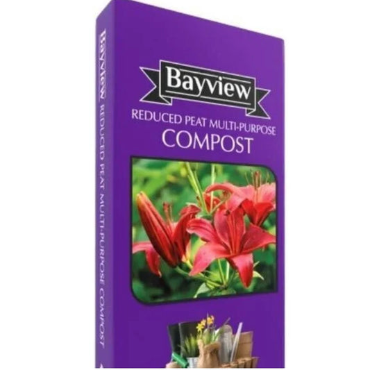 2 Bags of Bayview 60L Reduced Peat Multi Purpose Compost