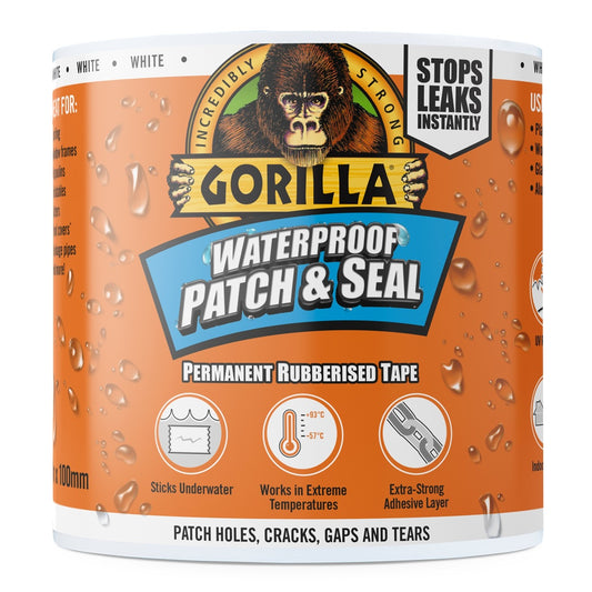 Gorilla Waterproof Patch & Seal Tape White