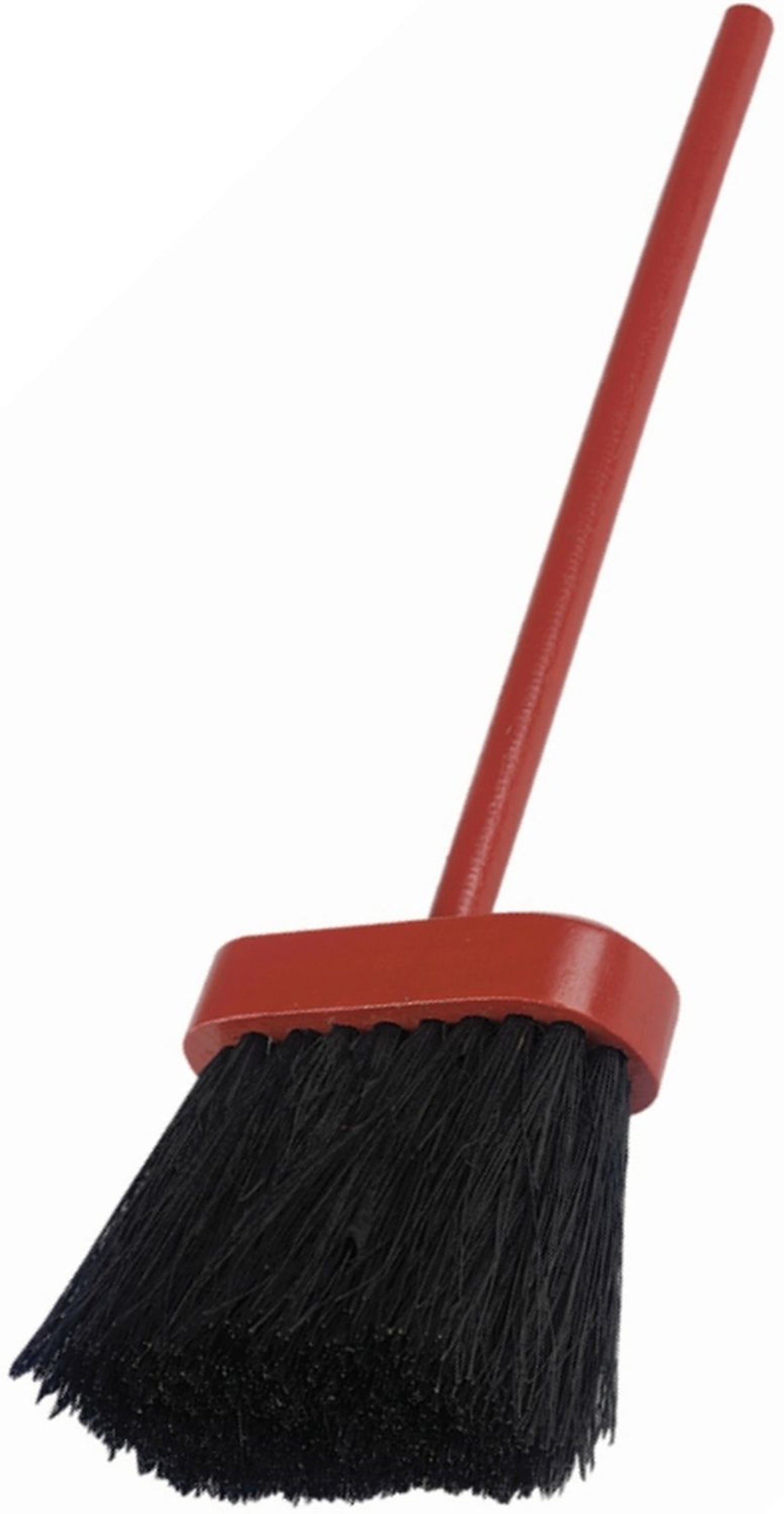 Round Tower Red Toy Hearth Brush