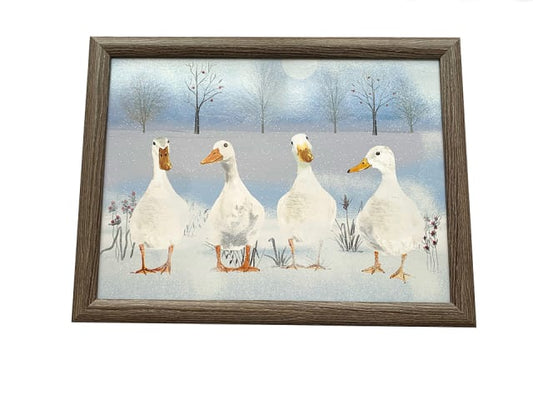 Home Living Winter Ducks Lap Tray