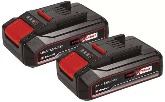 Einhell Power X-Change 2.5Ah Battery Twin Pack