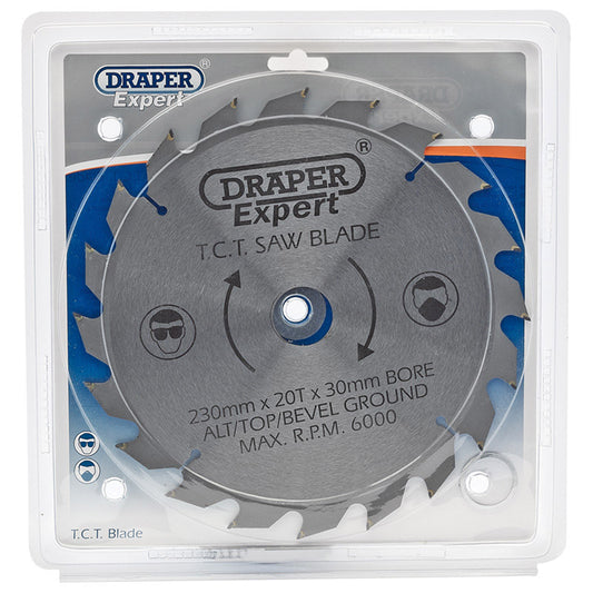 Draper Expert 09479 TCT Circular Saw Blade 230X30MM 20T