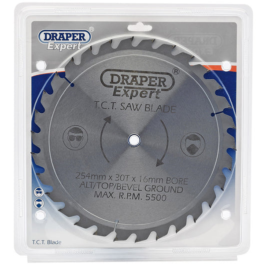 Draper Expert 09491 TCT Circular Saw Blade 254 X 16MM, 30T