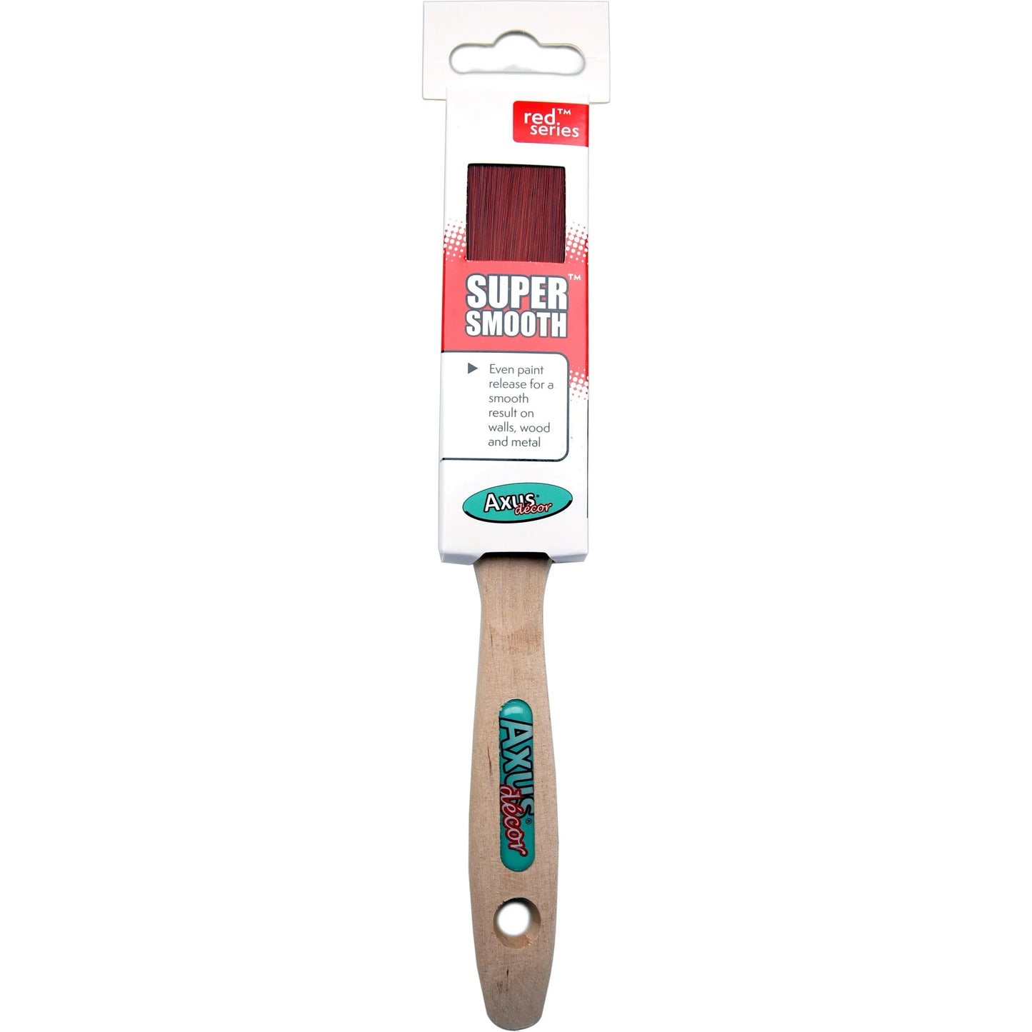 Axus Decor Super Smooth Paint Brush Red Series