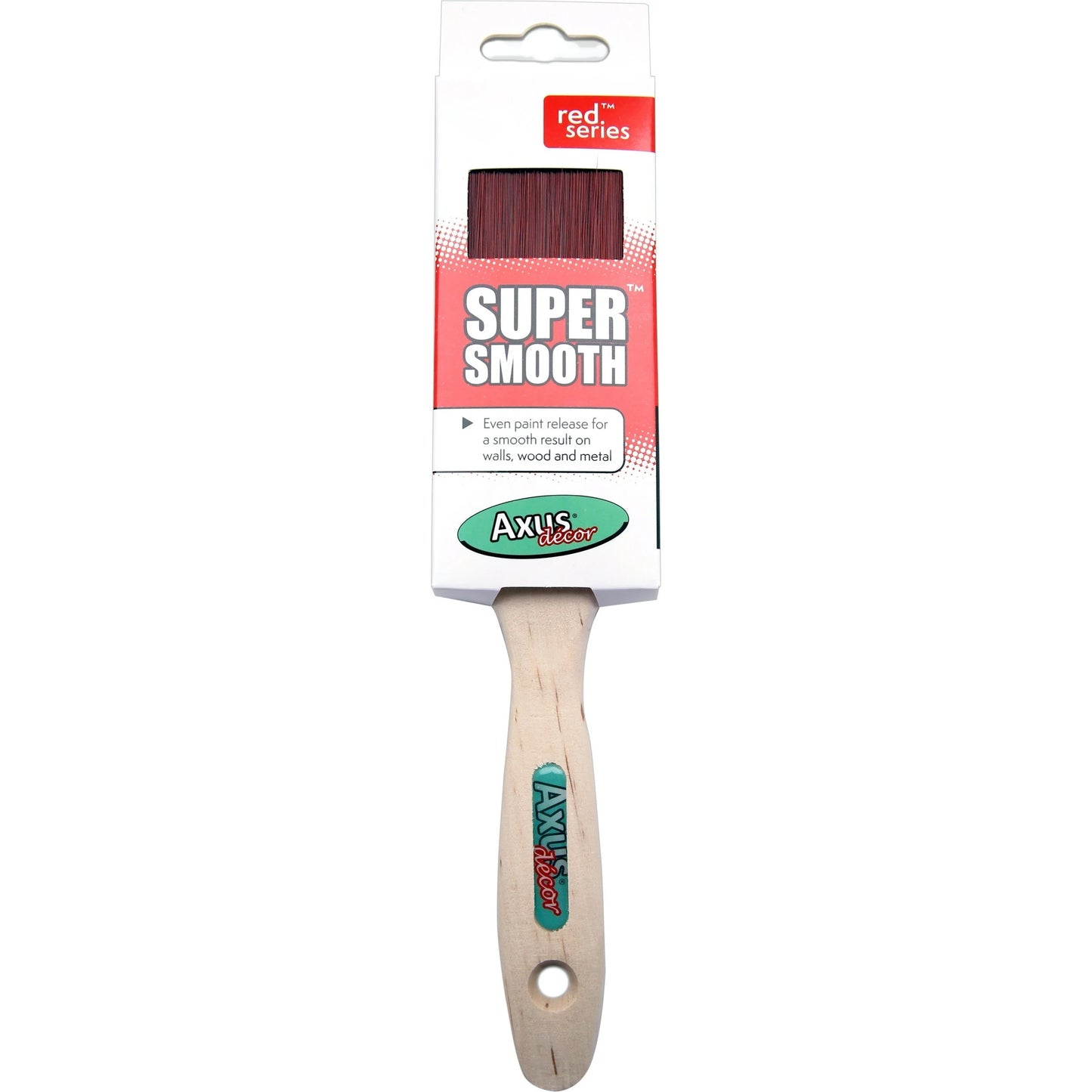 Axus Decor Super Smooth Paint Brush Red Series