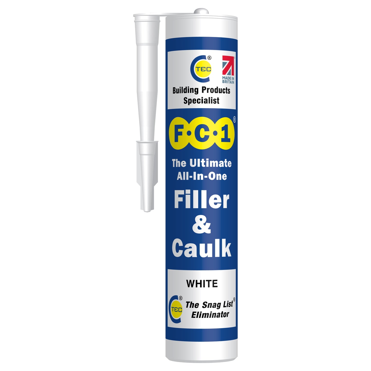 C-Tec FC1 The Ultimate All In One Filler & Caulk White 310ml