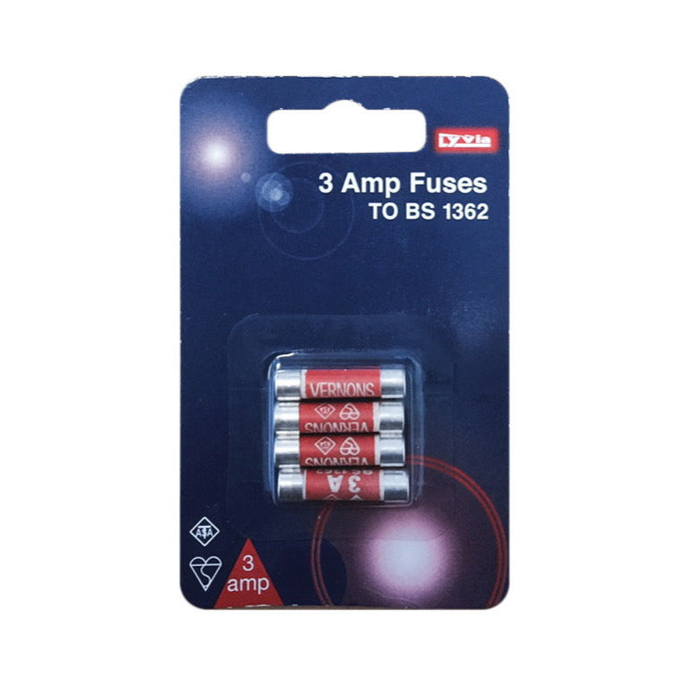 BS1362 Plug Fuses 4 Pack