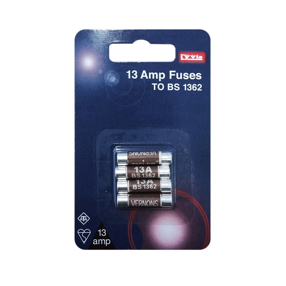 BS1362 Plug Fuses 4 Pack