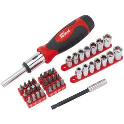 Draper Redline 68835 40 Piece Ratchet Screwdriver & Bit Set