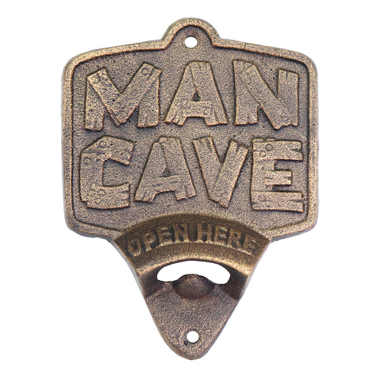 Prunus Cast Iron Wall Mounted Bottle Opener Man Cave