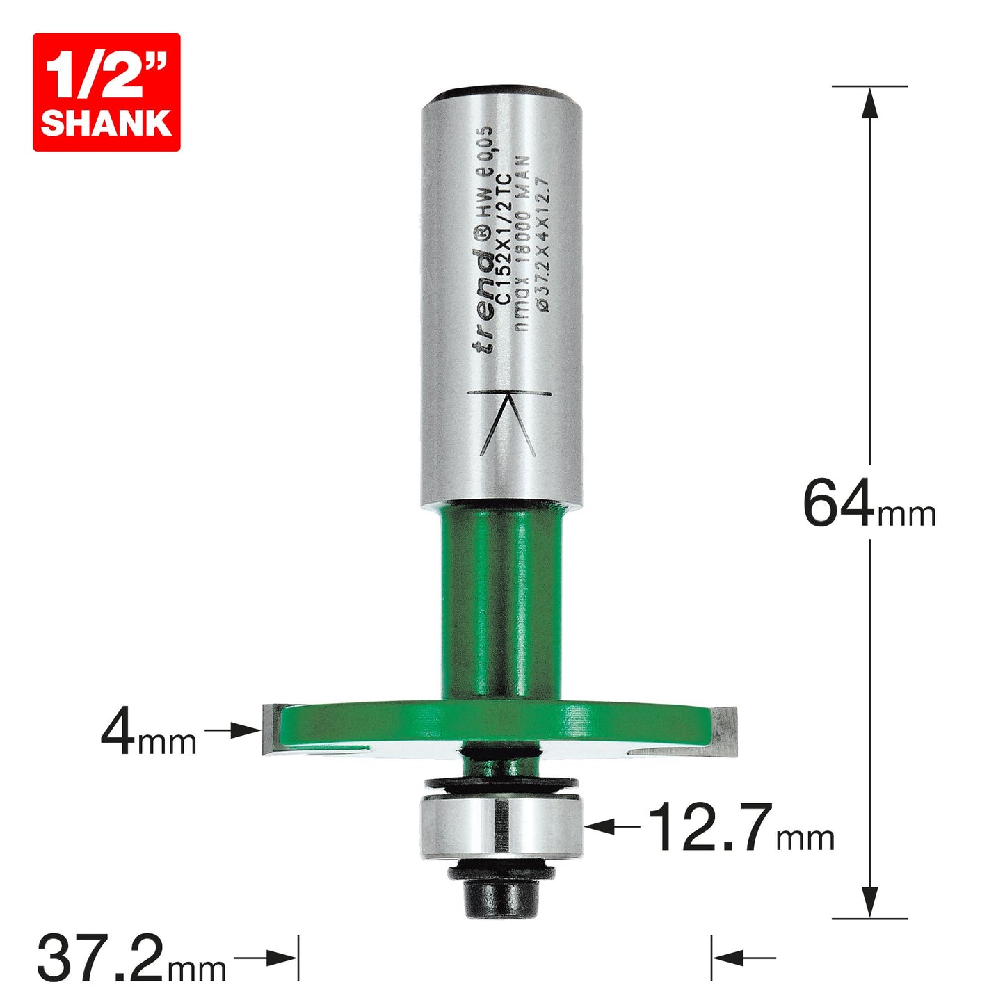 Trend C152X1/2TC Biscuit Jointer Set