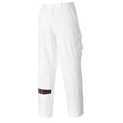 Portwest S817 White Painters Trousers Small