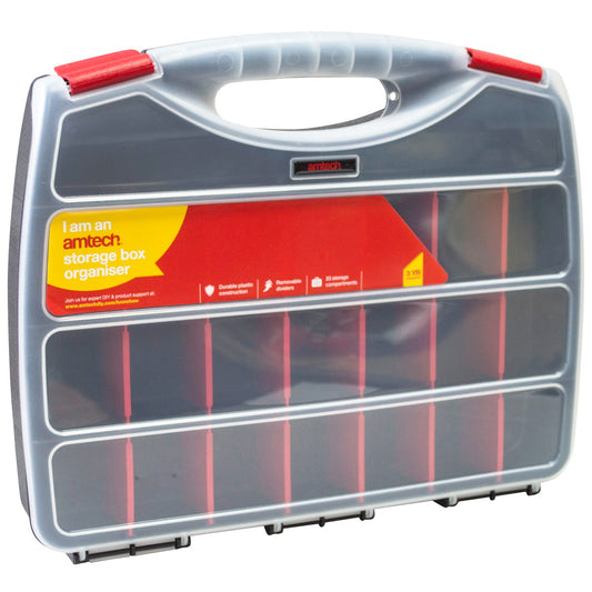 Amtech 23 Section Storage Box Organiser