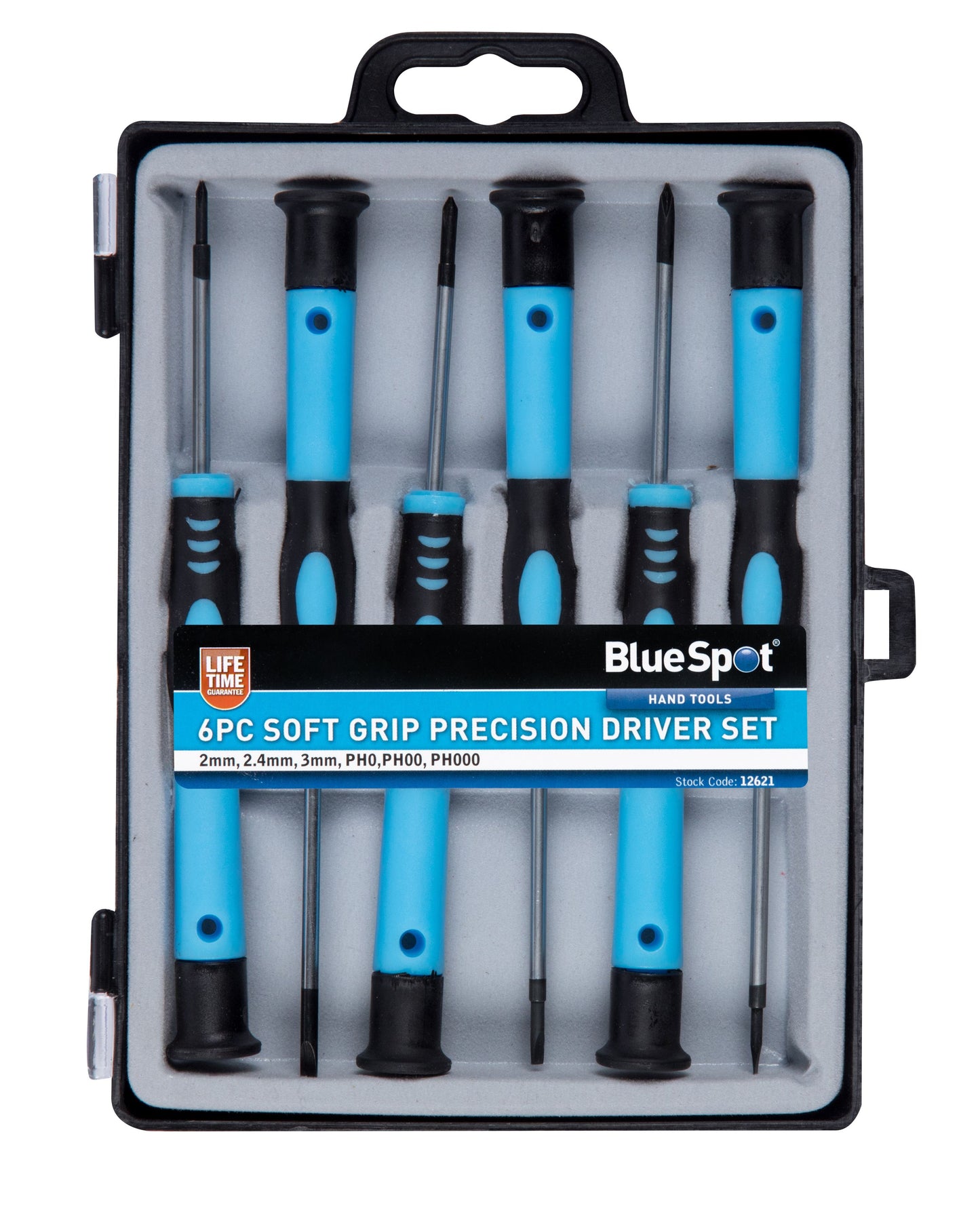 Blue Spot 6pc Soft Grip Precision Screwdriver Set