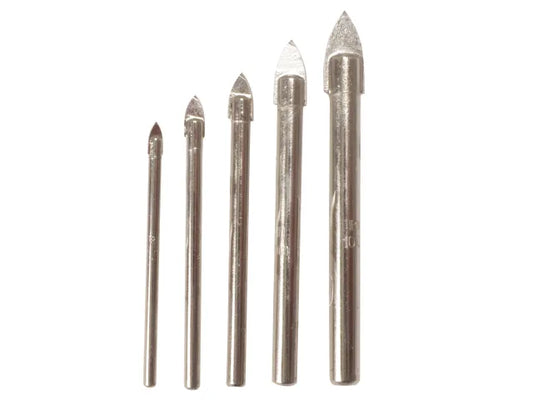 Irwin 5 Piece Glass & Tile Drill Bit Set