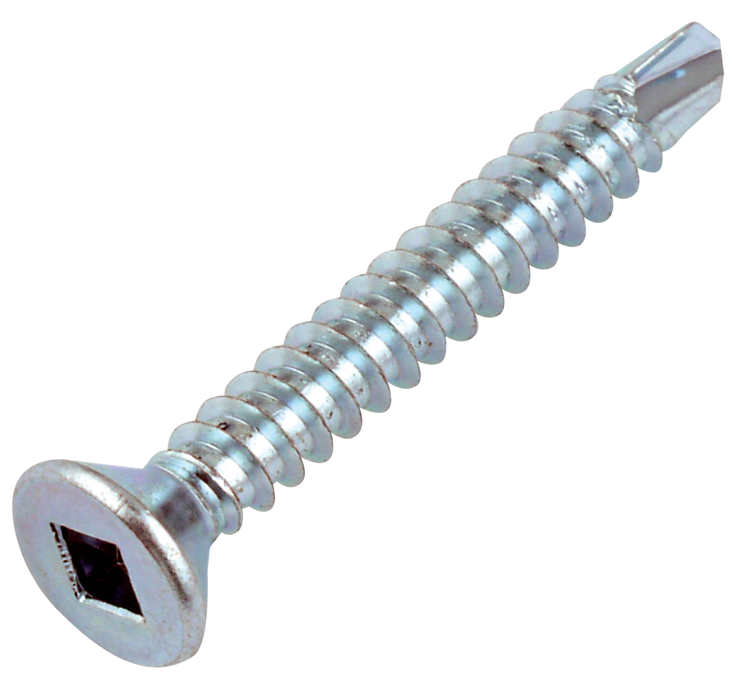 Olympic Fixings Self Drilling Screws Square Lok BZP Countersunk 8 x 1” 200 Pack