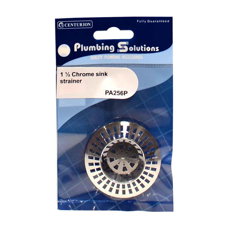 Centurion 1 1/2” Chrome Sink Strainer